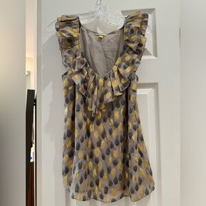 Anthropologie Leifsdotter silk tank